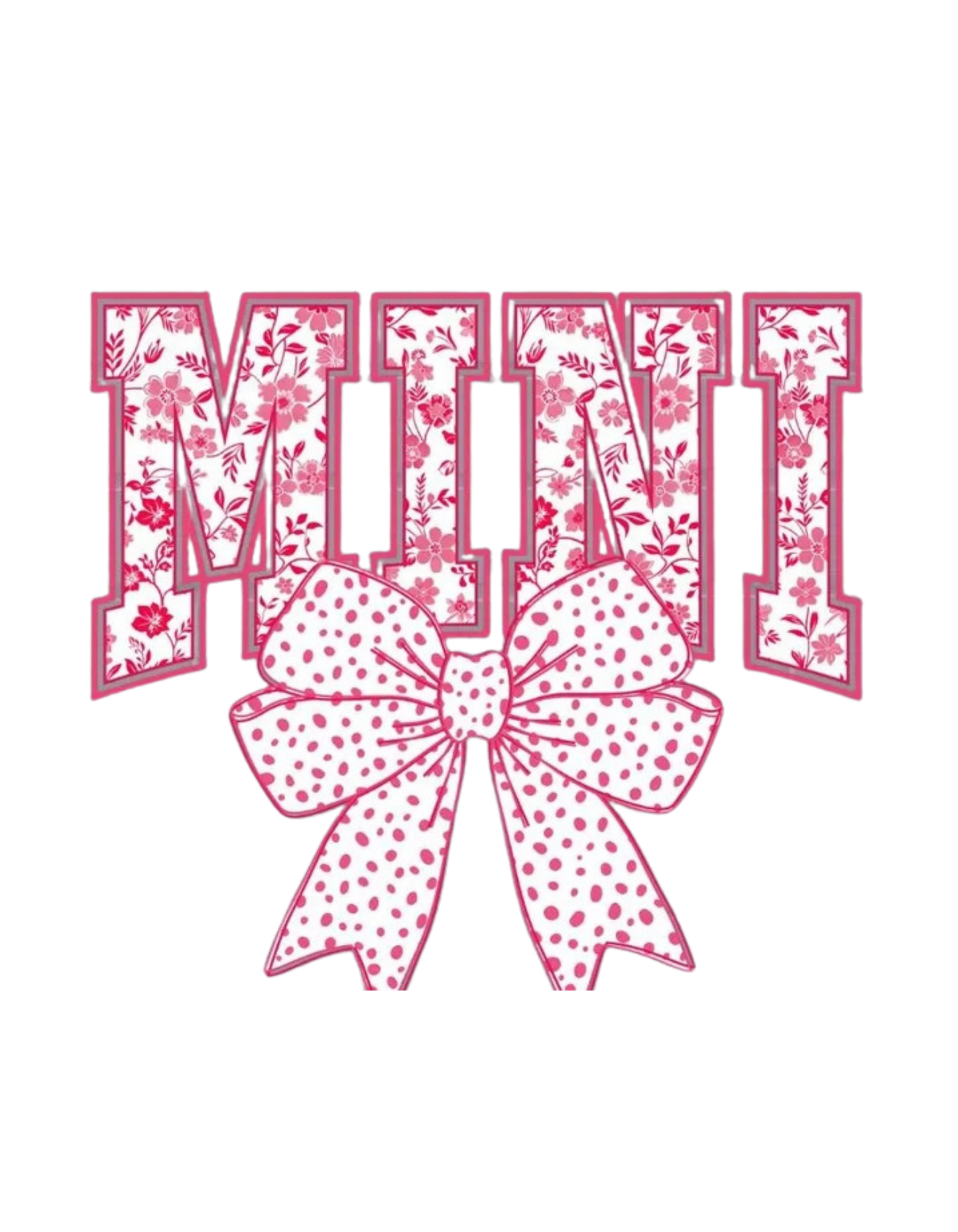 Mama & Mini Floral Bow Tee Set