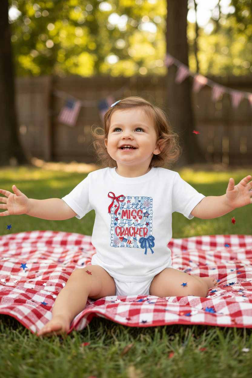 Rocket & Fireworks Kids Tee - Lifestyle