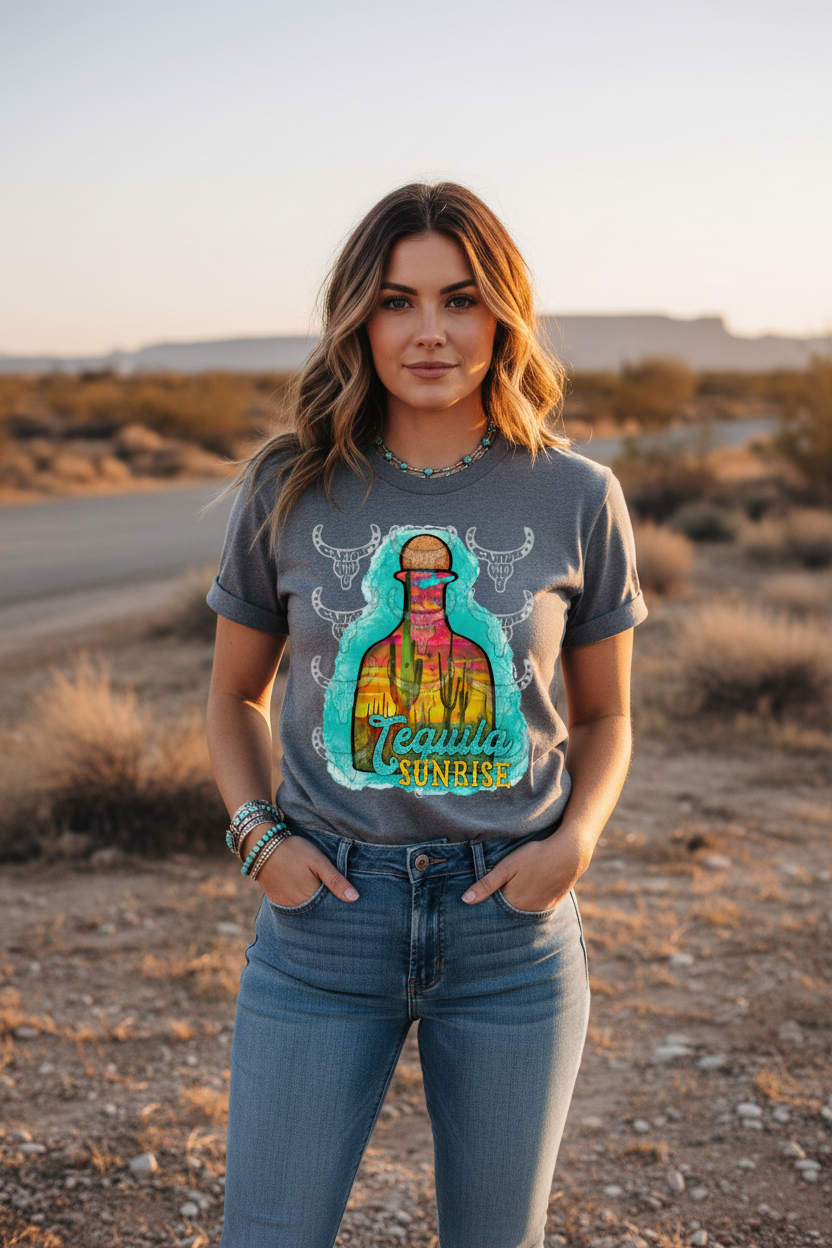 Tequila Sunrise Lifestyle Mockup