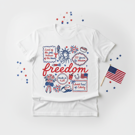 Freedom Graphic Tee - Folded