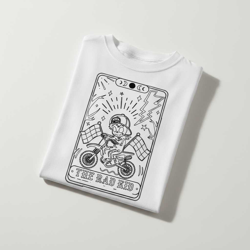 The Rad Kid Folded Flat Lay