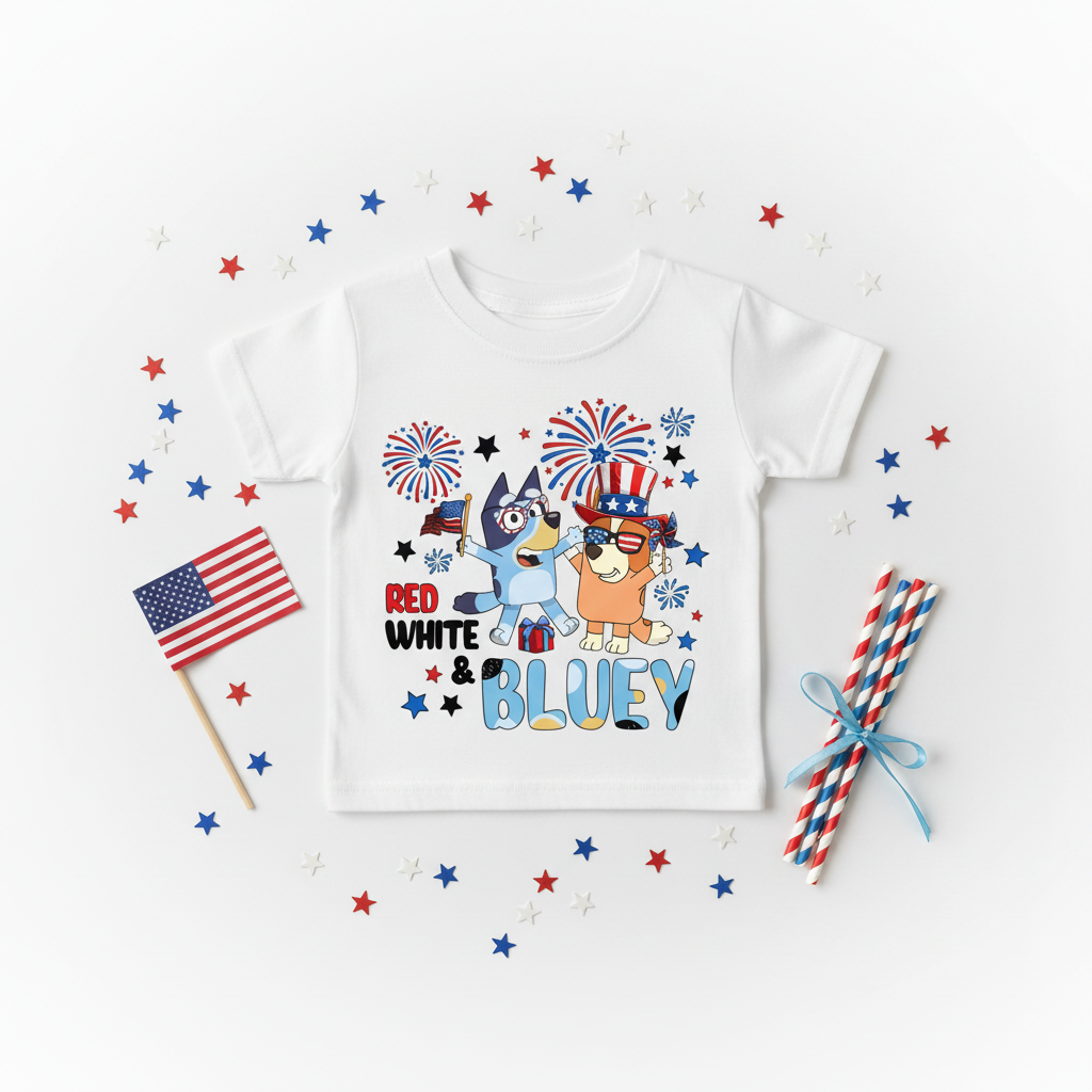 Red White & Bluey - Folded