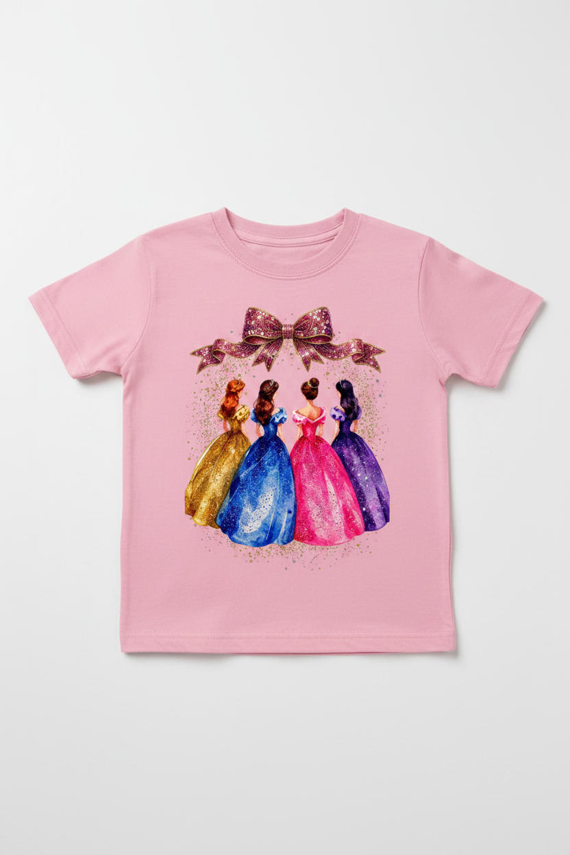 Youth pink princess tee