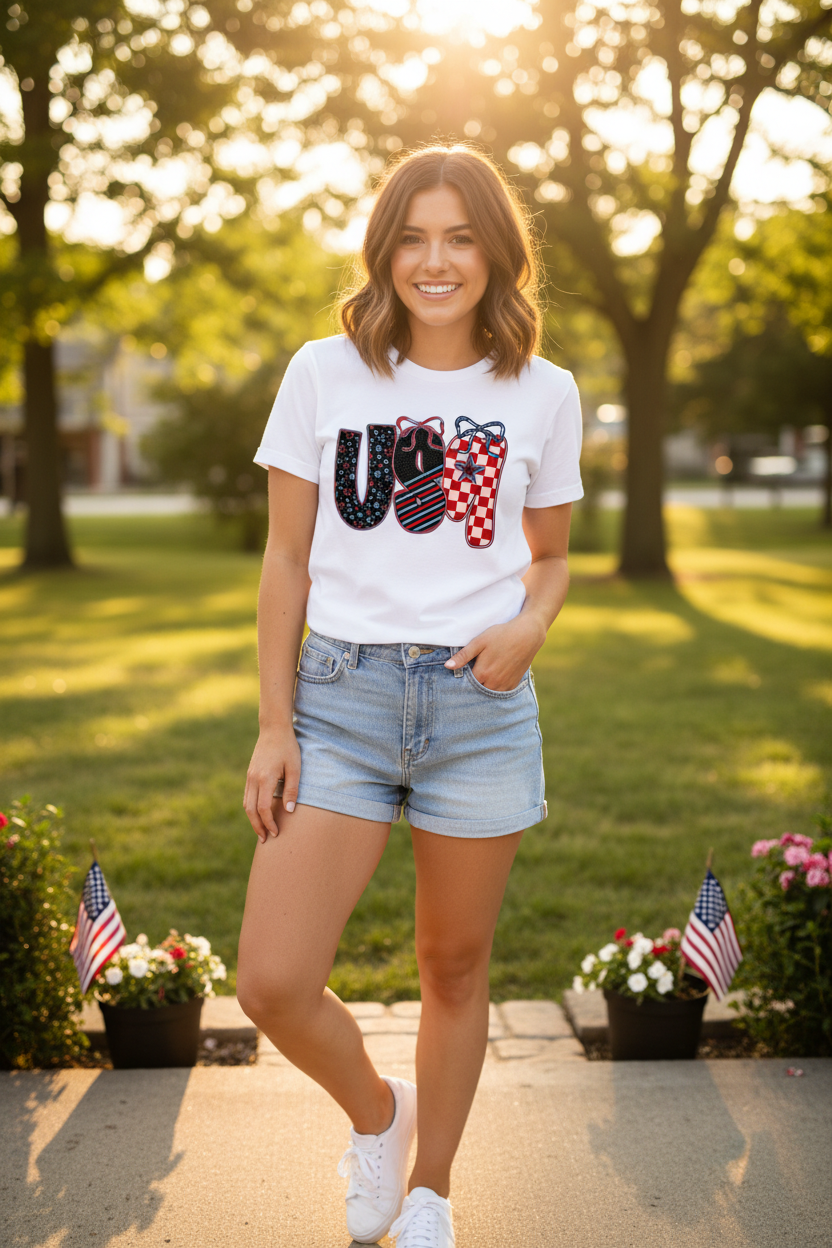 USA Bows Tee - Lifestyle
